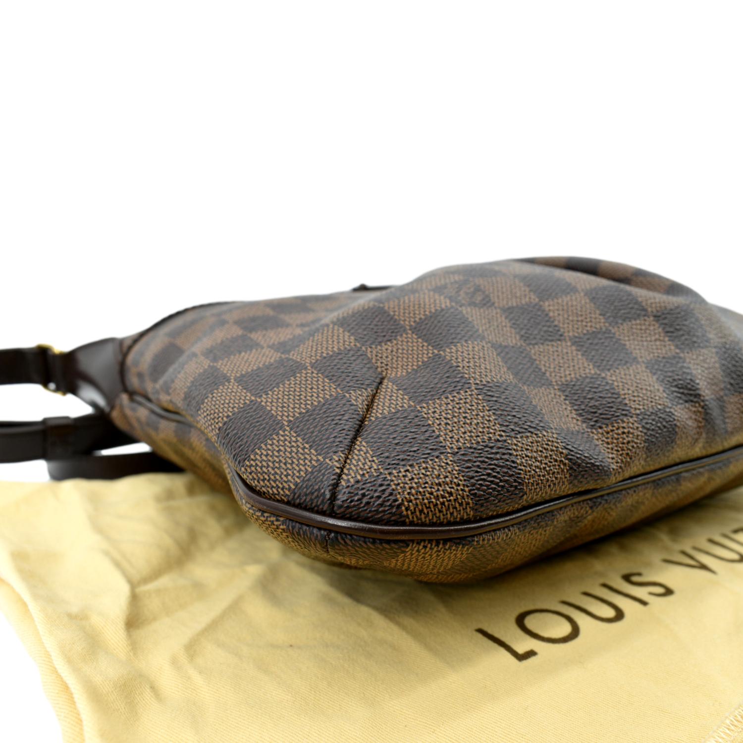 Louis Vuitton Brown Damier Ebene Illovo MM Leather Cloth ref