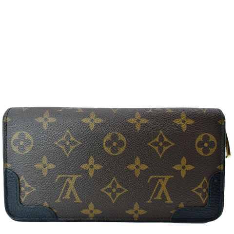 LOUIS VUITTON Retiro Monogram Canvas Zippy Wallet Brown