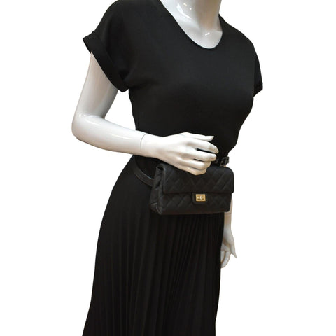 Chanel Reissue Flap Grained Leather Waist Belt Bag - Full View