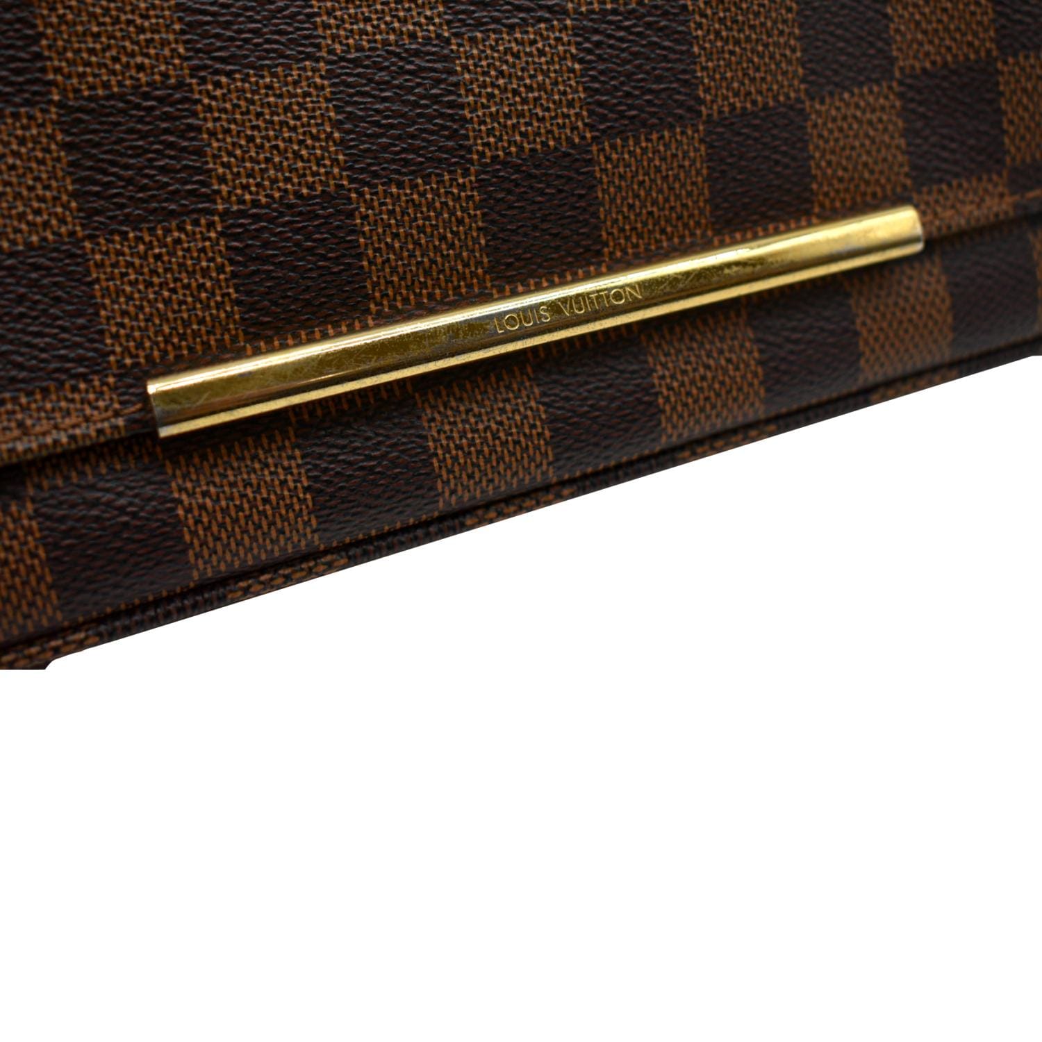 Hoxton linen crossbody bag Louis Vuitton Brown in Linen - 28243757