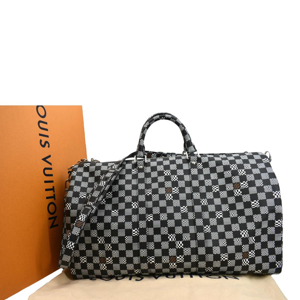 Louis Vuitton Keepall Bandouliere 50 Damier Travel Bag - Back