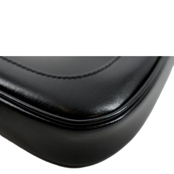 Gucci Jackie 1961 Leather Shoulder Bag in Black Color - Bottom Right