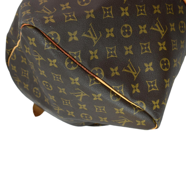 LOUIS VUITTON Keepall 55 Monogram Canvas Travel Bag Brown