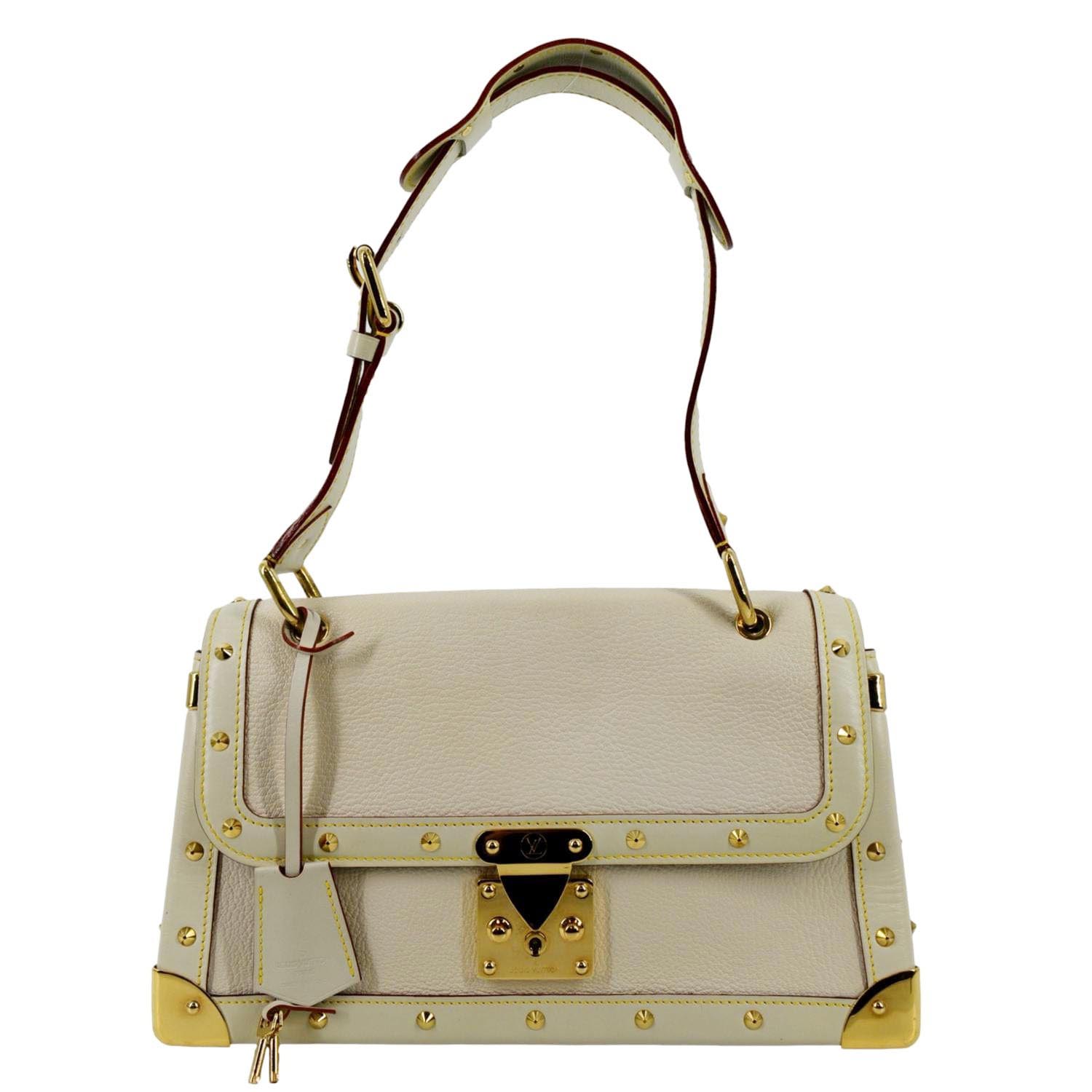 LOUIS VUITTON Suhali Le Talentueux Leather Shoulder Bag White