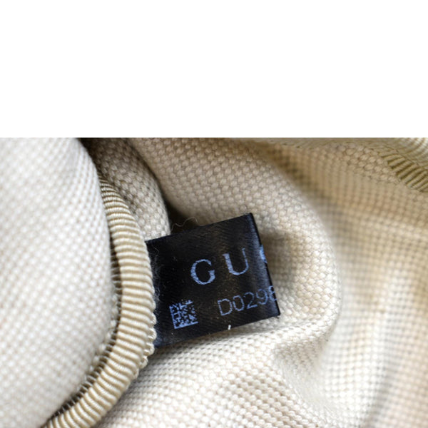 Gucci Logo Print Grained Calfskin Leather Small Belt Bag - Monogram