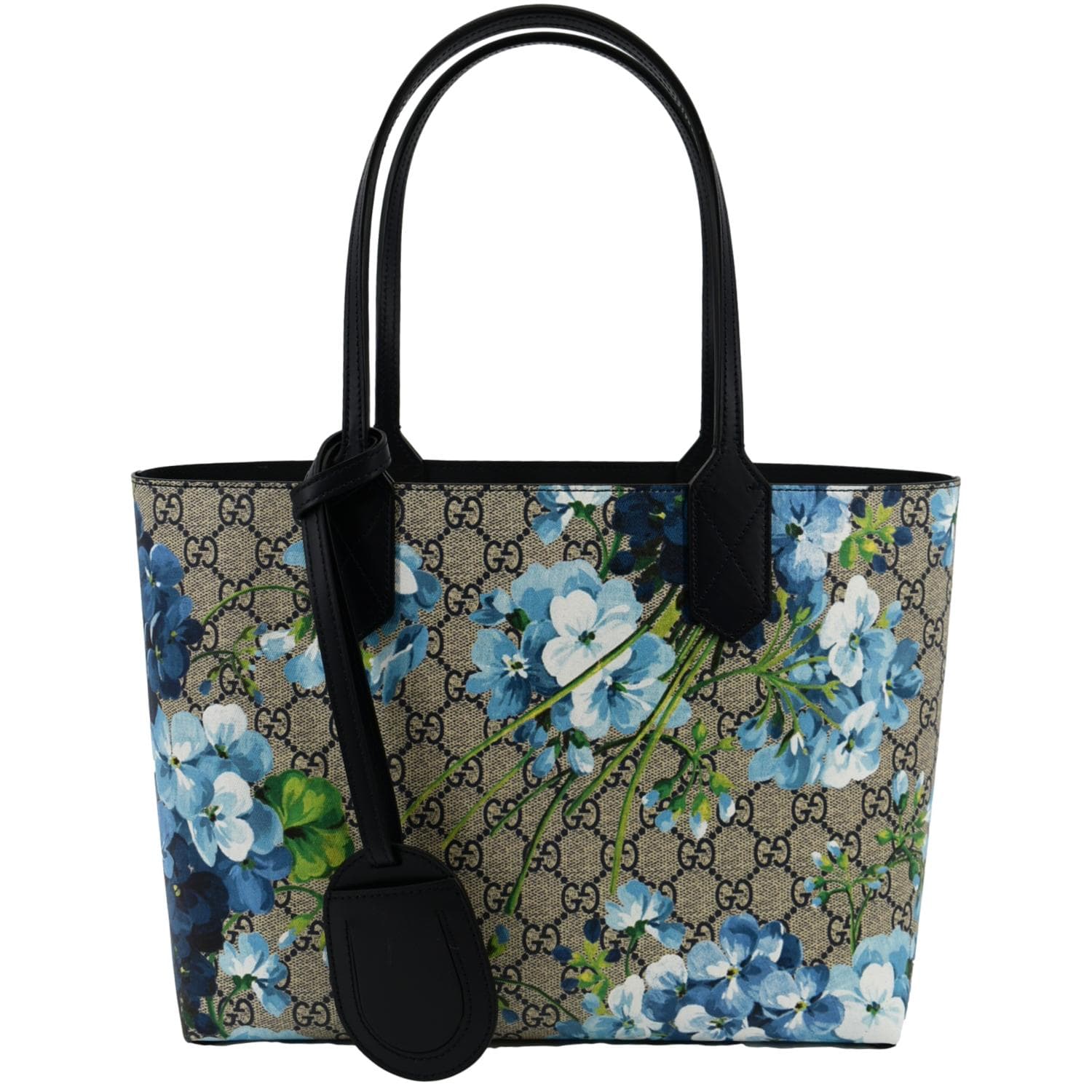 Gucci Blooms Reversible GG Print Floral Supreme Tote Bag - Front