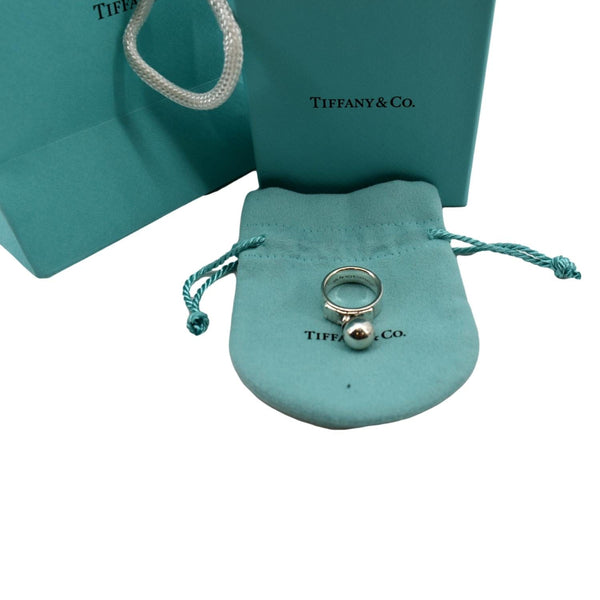 Tiffany & Co Bead Ball 12mm Hardwear Ring Sz 5.5 Love Ag 925 Silver w/ Orig  Box | eBay
