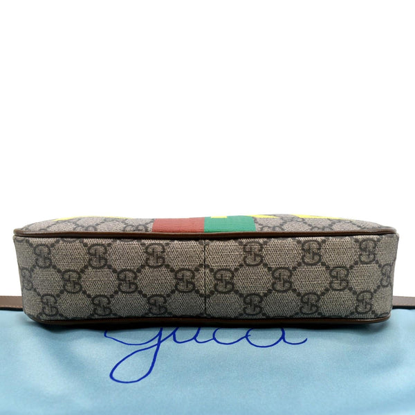 Gucci Fake/Not GG Supreme Canvas Belt Bag in Beige - Bottom