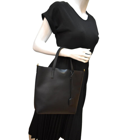Yves Saint Laurent Toy Supple Leather Shopping Tote Bag - Full View