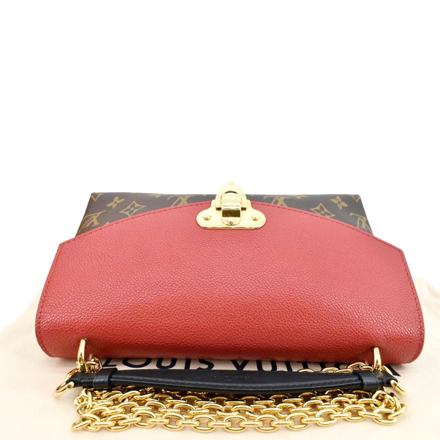 Louis Vuitton Saint Placide Brown Pink Leather ref.224156 - Joli