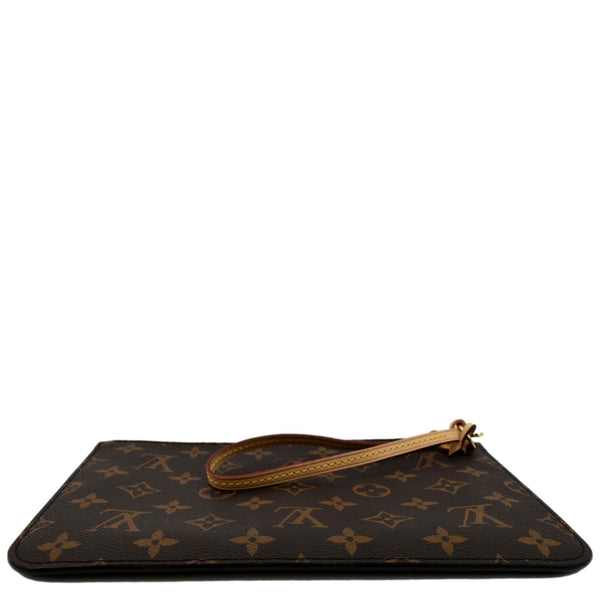 Louis Vuitton Neverfull Monogram Canvas Pochette Wristlet - Bottom
