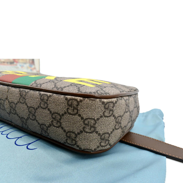 Gucci Fake/Not GG Supreme Canvas Belt Bag in Beige - Bottom Right