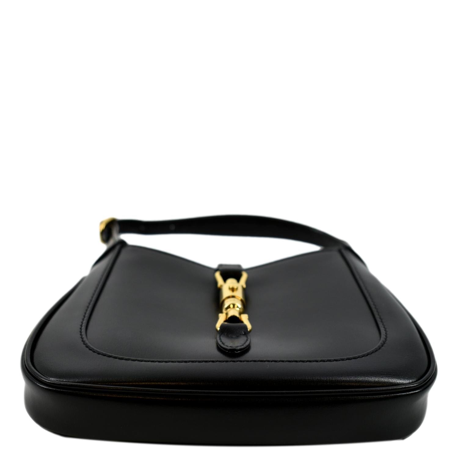Jackie 1961 Mini Patent Leather Shoulder Bag in White - Gucci