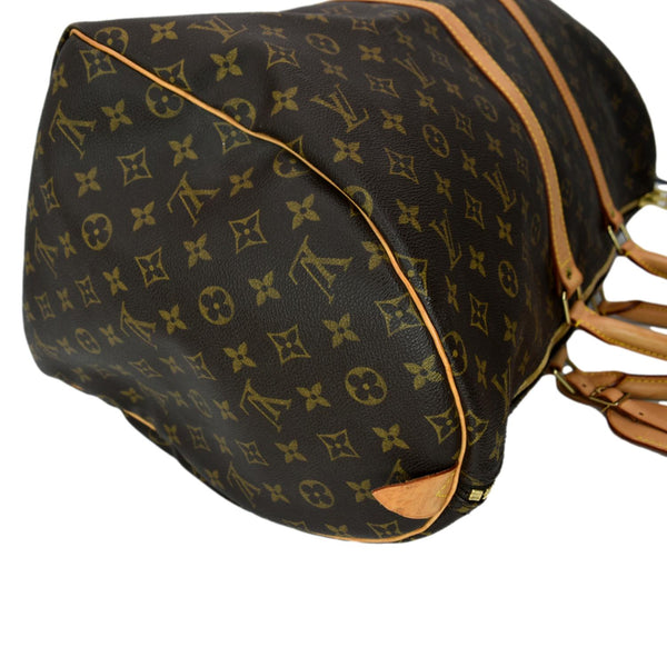 LOUIS VUITTON Keepall 55 Monogram Canvas Travel Bag Brown