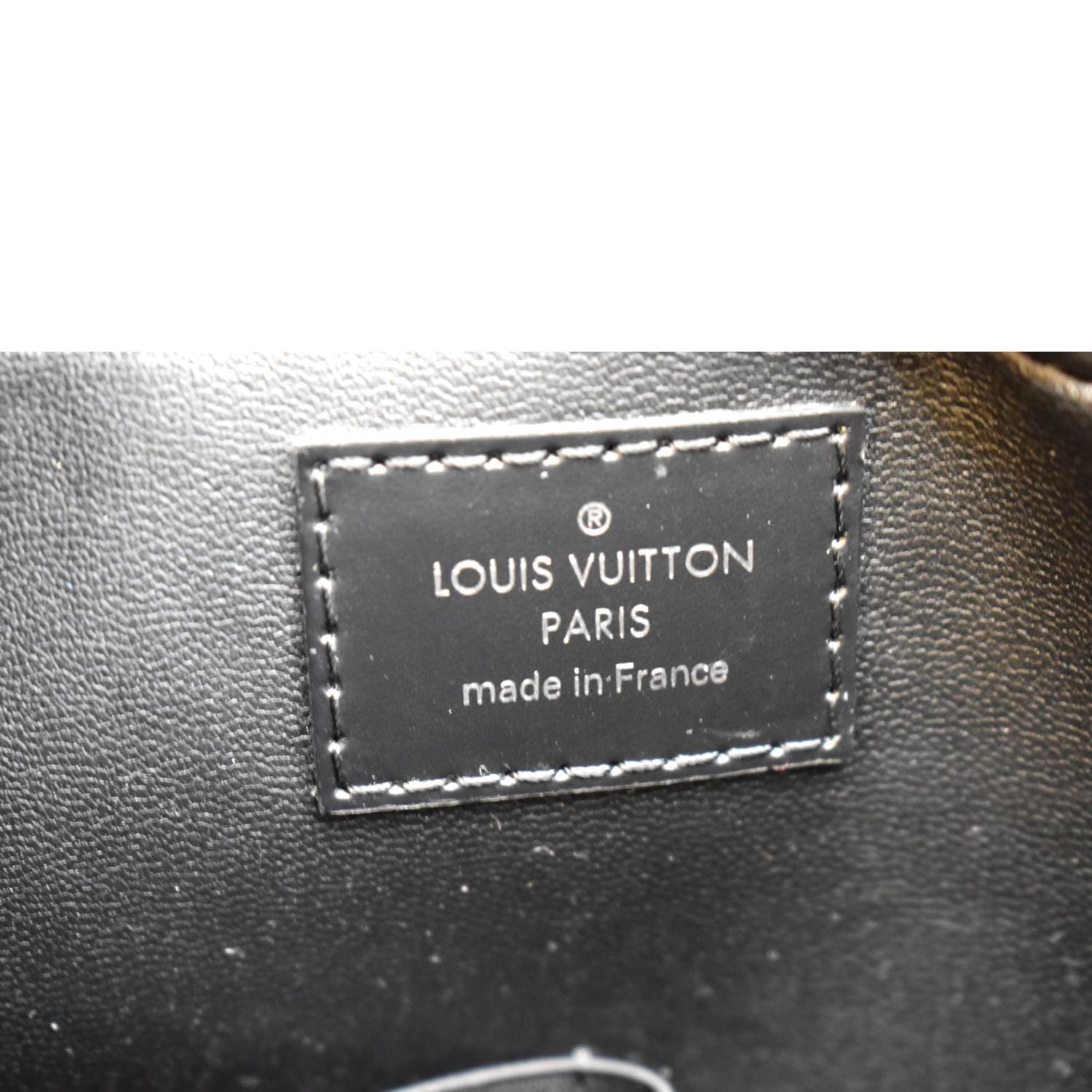 Louis Vuitton Toiletry Cosmetic Men Travel Bag Damier Graphite Alps Patch  Vanity