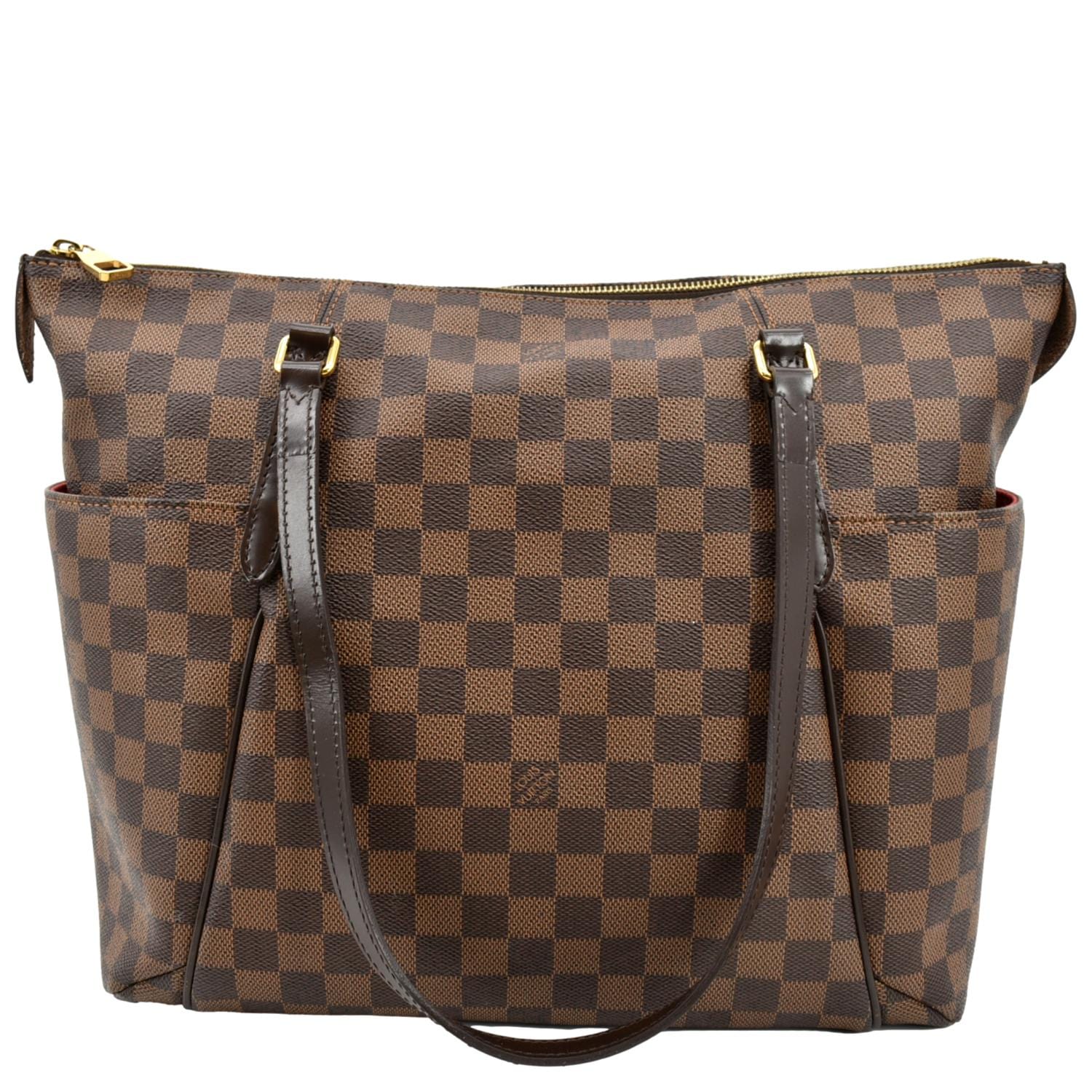Louis Vuitton Totally MM Damier Ebene Shoulder Bag - Front Side