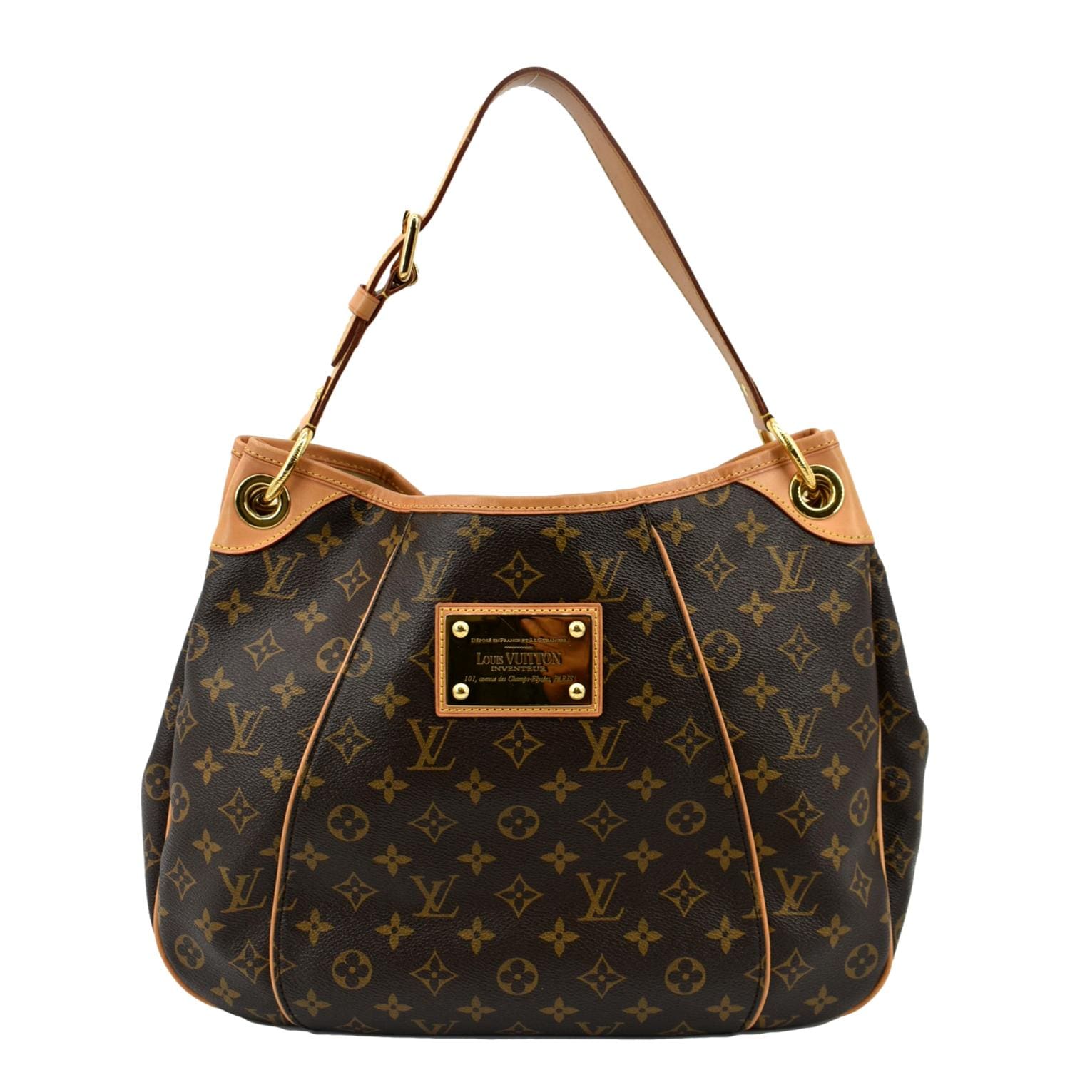 Louis Vuitton Galliera PM Monogram Canvas Shoulder Bag - Front