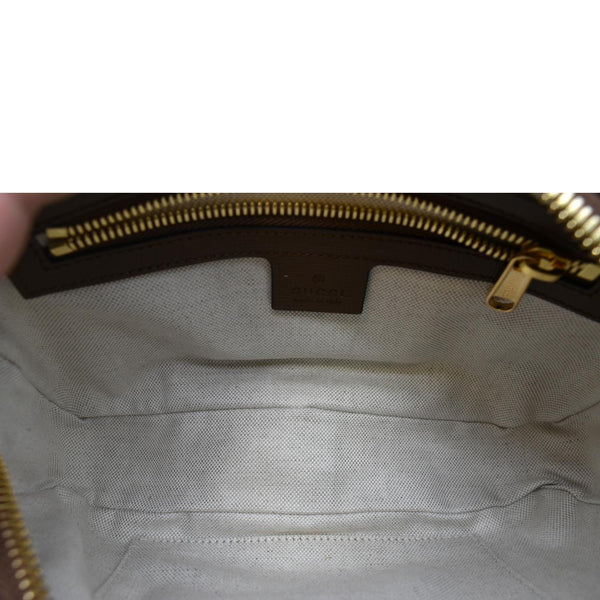 Gucci Fake/Not GG Supreme Canvas Belt Bag in Beige - Inside