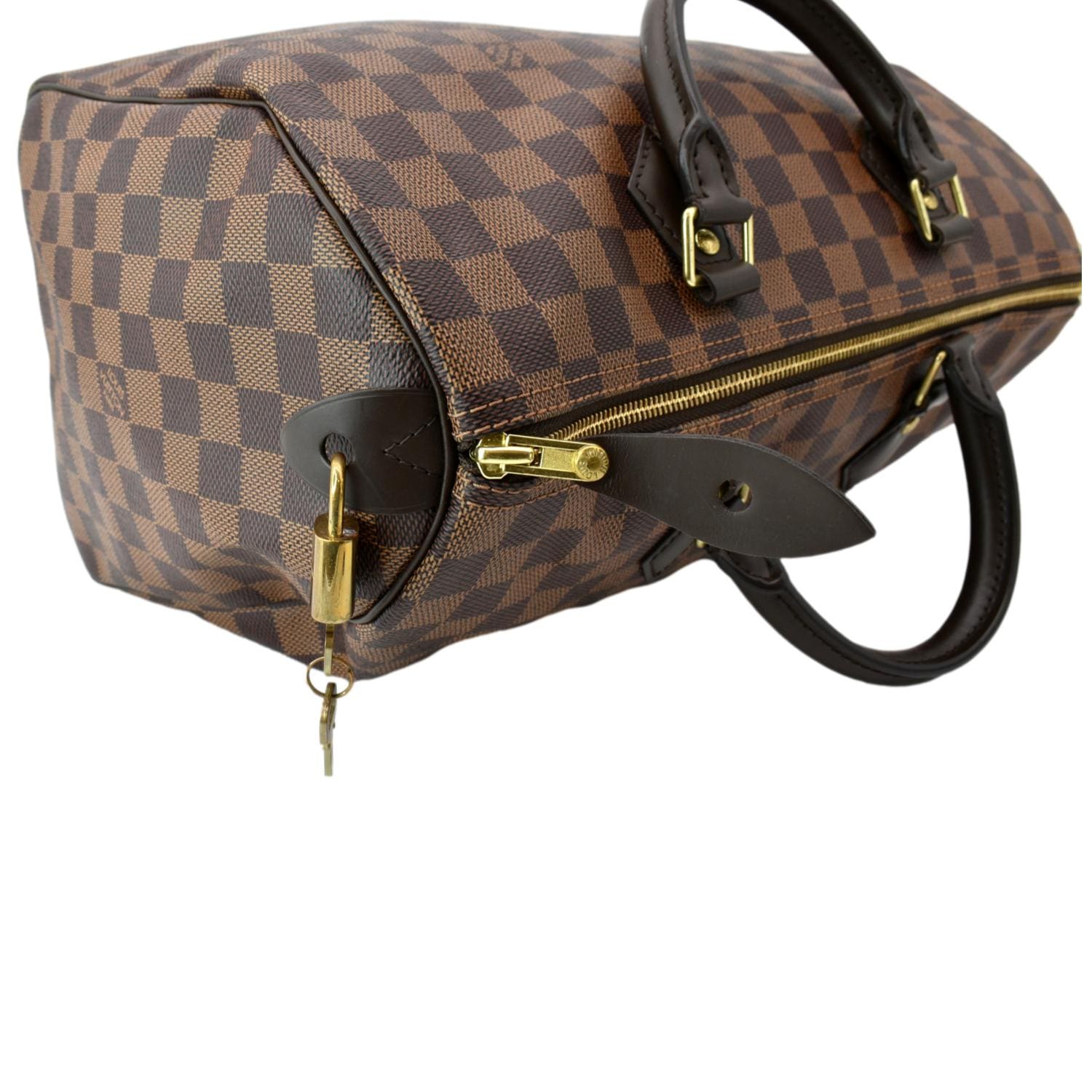 Louis Vuitton Speedy Handbag Damier 35 Brown 2236941