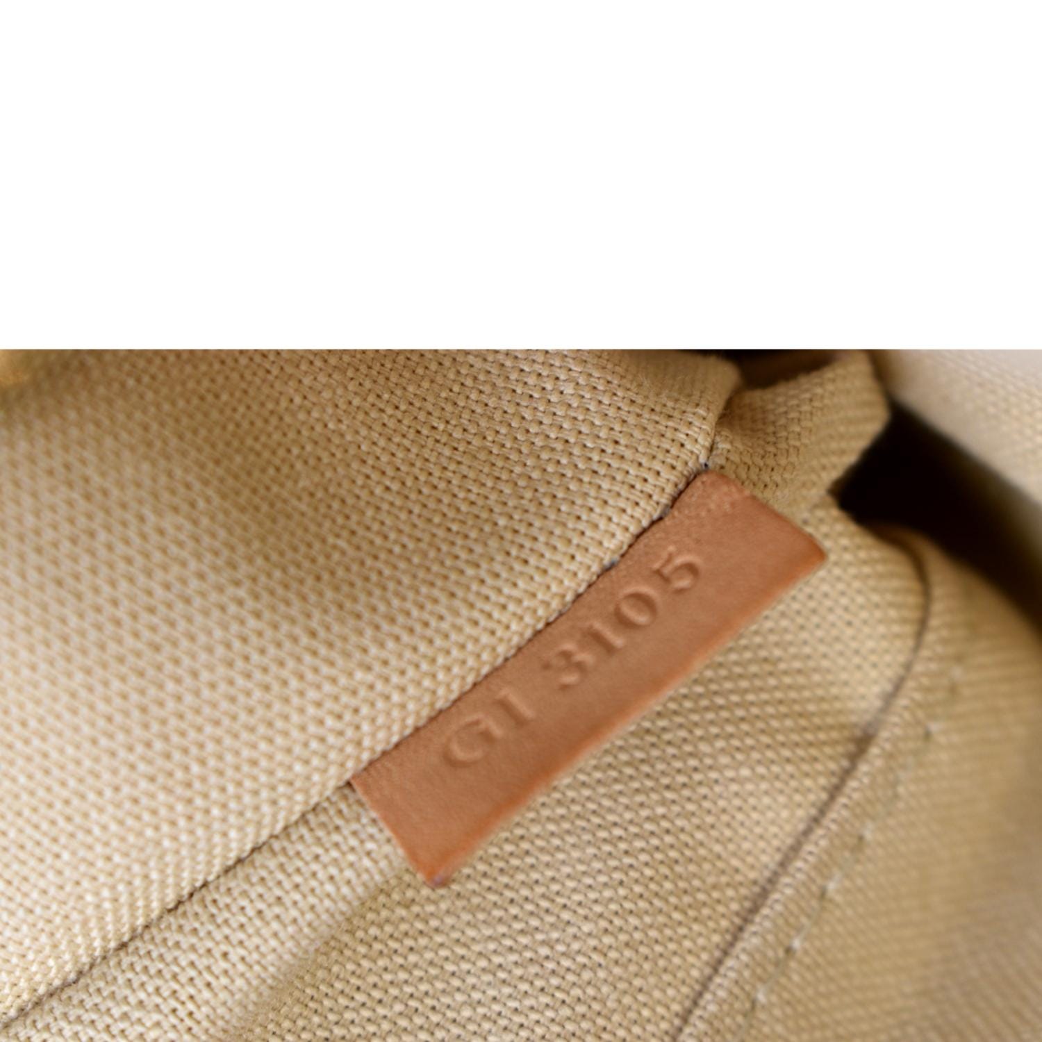 Louis Vuitton Damier Azur Siracusa PM N41113 White Cloth ref.967729 - Joli  Closet