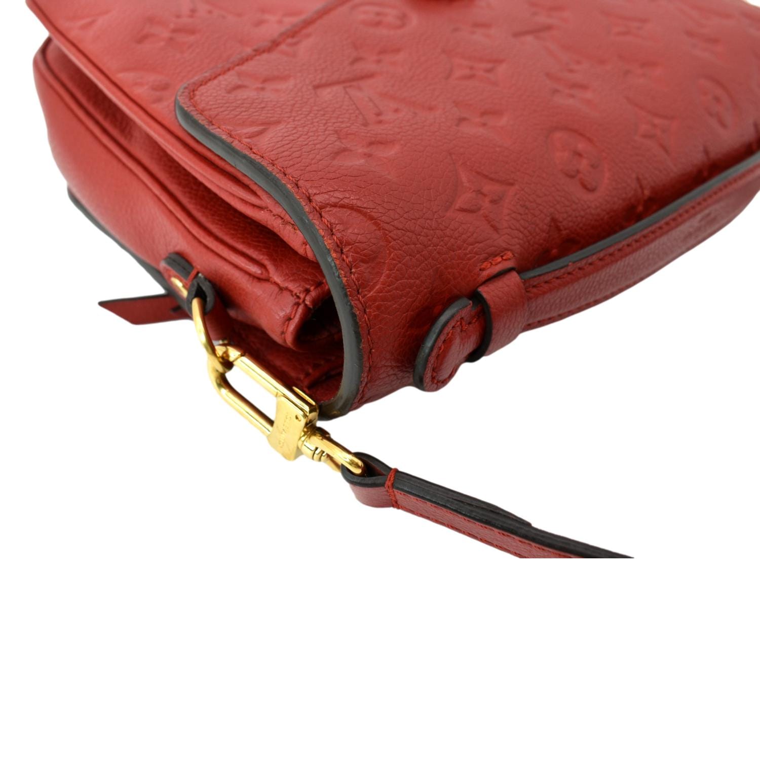 Louis Vuitton Red Empreinte Citadine PM Tote Bag w/ Attached Pochette at  1stDibs