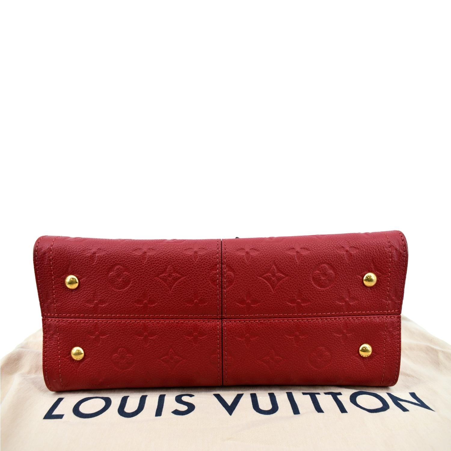 Louis Vuitton Monogram Empreinte Sully PM Marine Rouge M54195