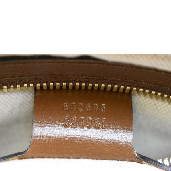 Gucci Fake/Not GG Supreme Canvas Belt Bag in Beige - Serial Number