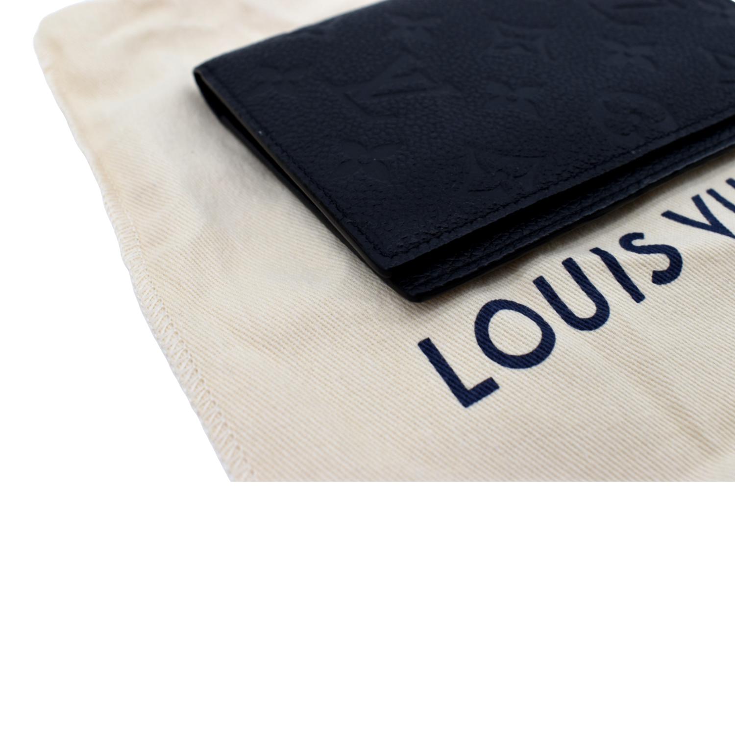 Louis Vuitton Passport Cover Black Monogram Empreinte