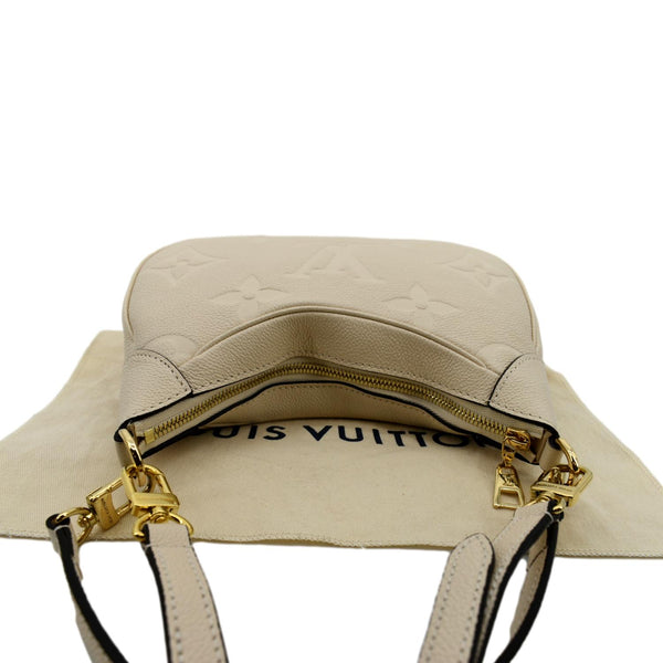 LOUIS VUITTON Bagatelle Monogram Empreinte Shoulder Bag Creme
