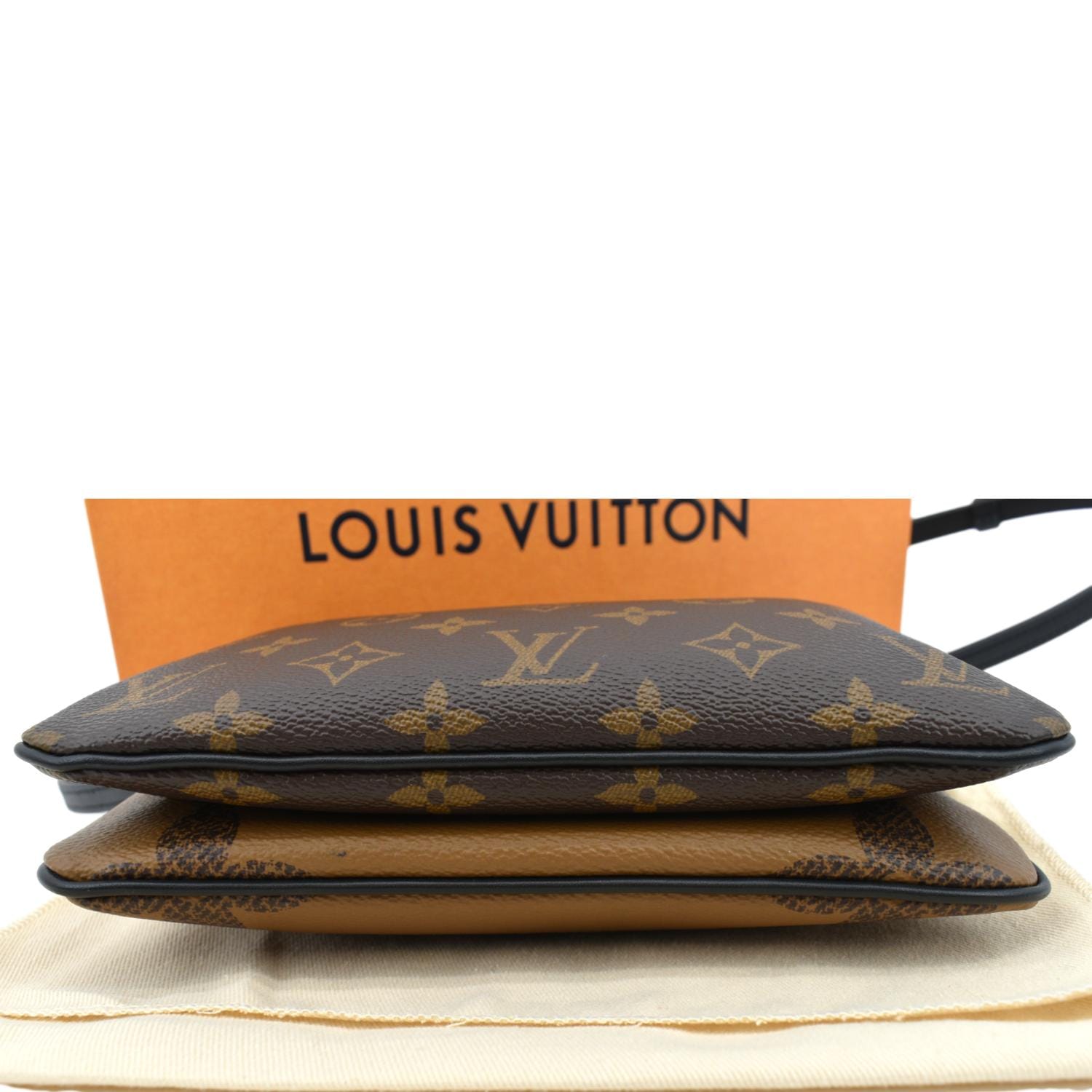 Louis Vuitton Reverse Monogram Short Zippy Wallet. Made in France