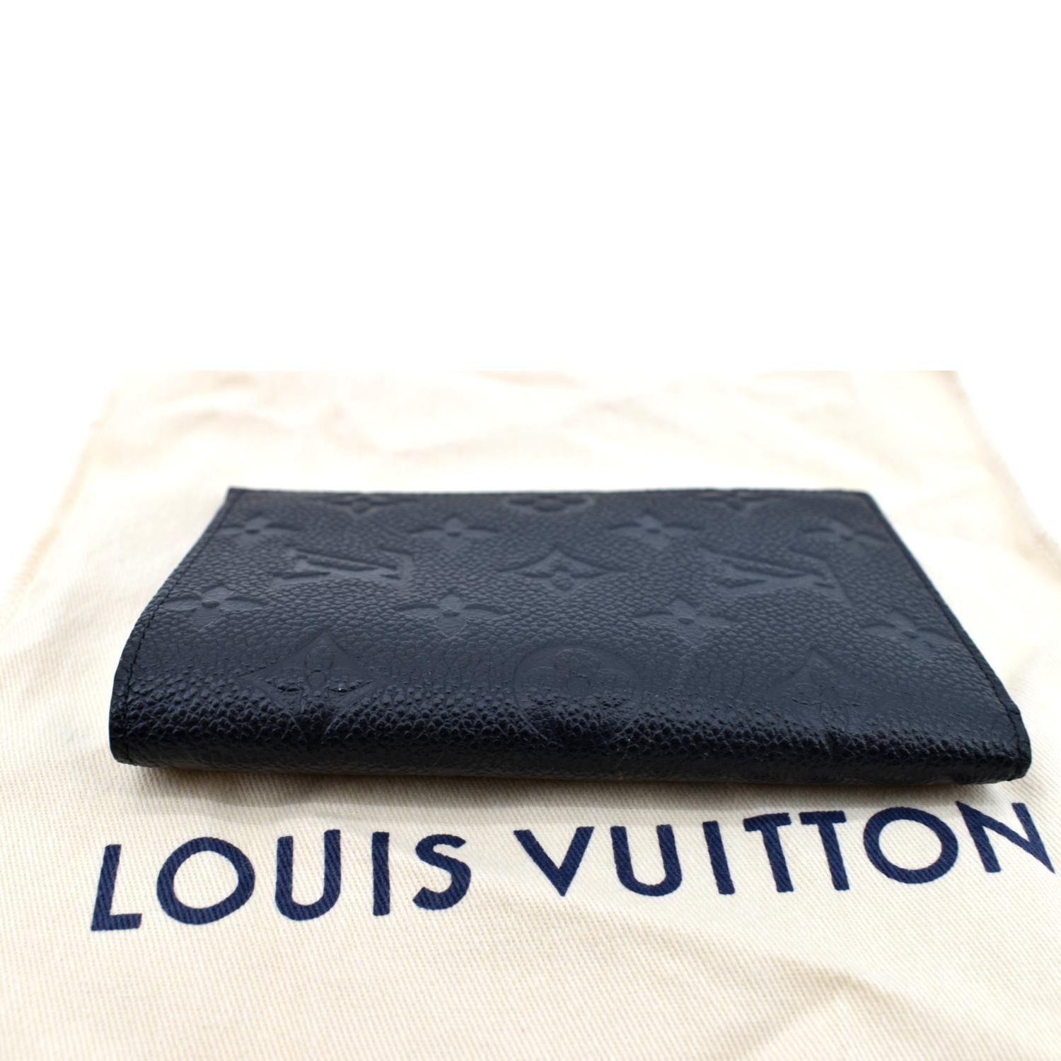 Louis Vuitton Passport Holder Monogram Limited Edition Blue Interior