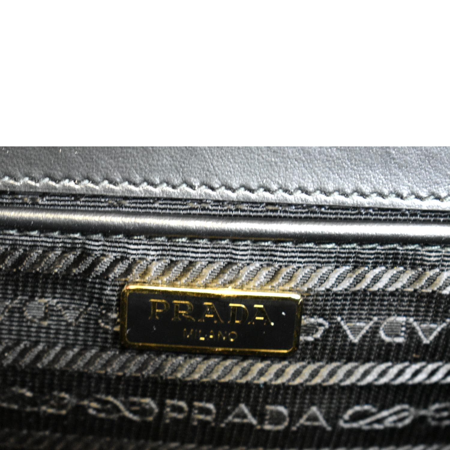 Prada Saffiano Lux Leather Crossbody Bag in Black