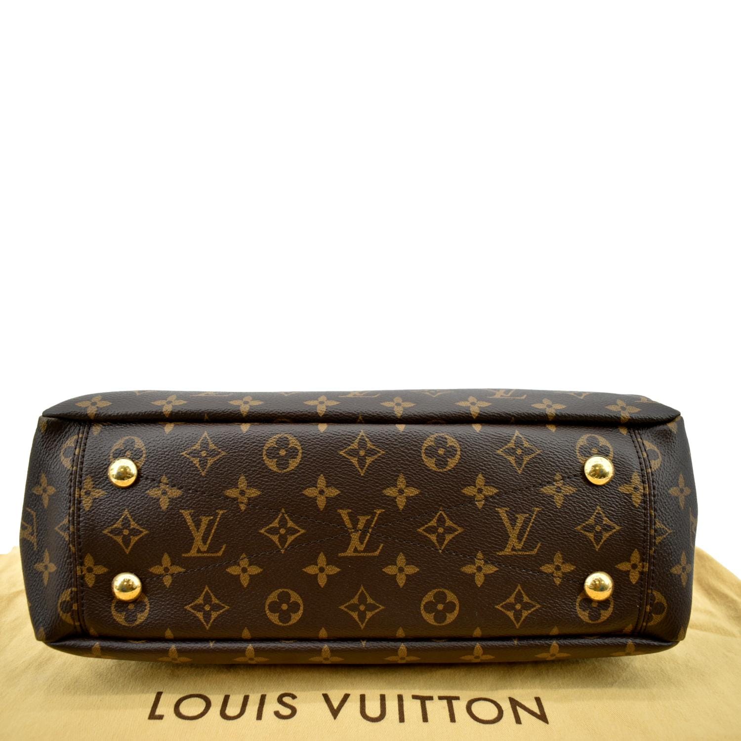 Louis Vuitton Pallas Shopper Monogram Canvas and Calfskin Gold