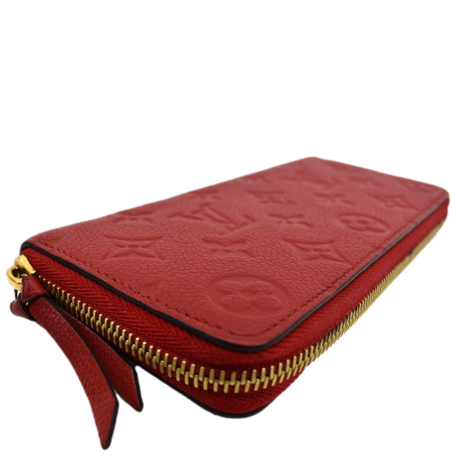Louis Vuitton Epi Leather Clemence Wallet - Red Wallets