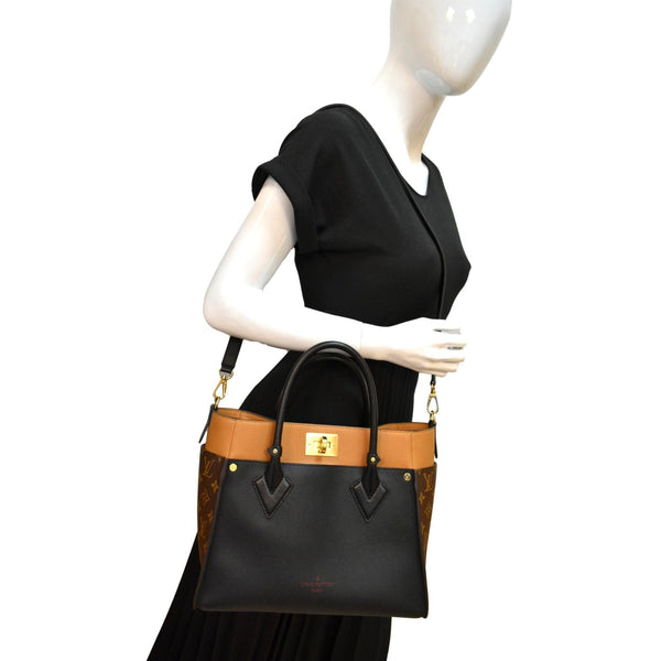 Louis Vuitton On My Side MM Monogram Shoulder Bag - Full View