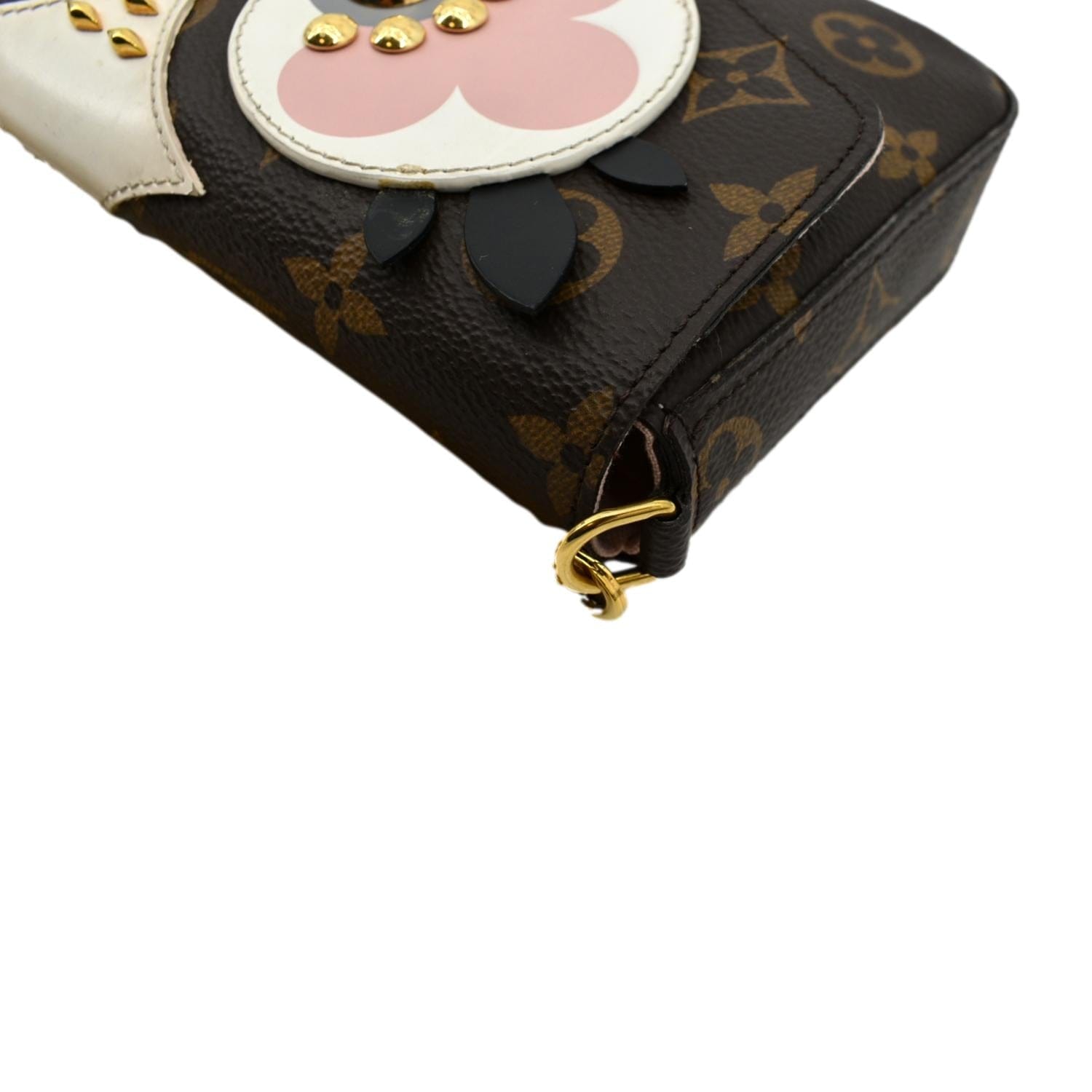 Louis Vuitton, Monogram Canvas Owl Pochette Felicie Chain Wallet
