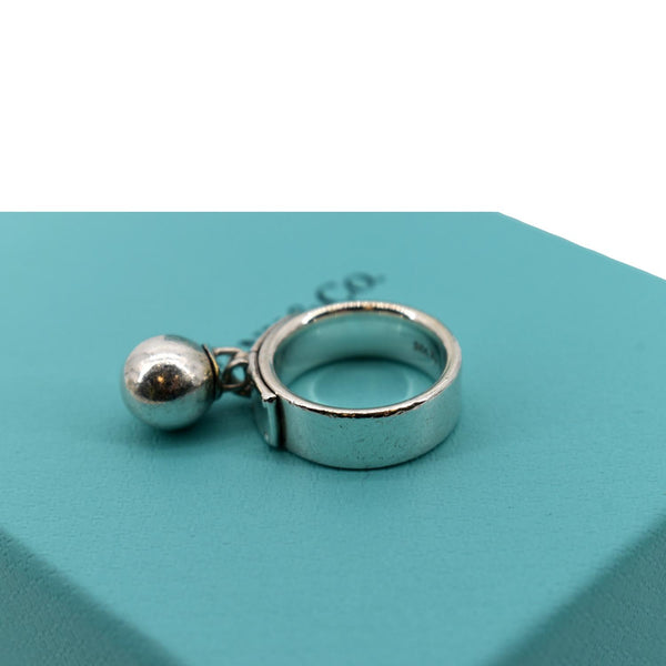 Excellent Authentic Tiffany & Co. Hardwear 7mm Small Ball Silver Ring Size  4.25 - Etsy UK