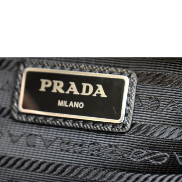 Prada Re-Nylon Leather Shoulder Bag in White Color - Stamp