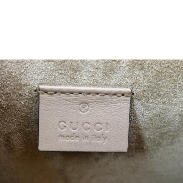 GUCCI Dionysus Small GG Supreme Canvas Shoulder Bag Beige 400249