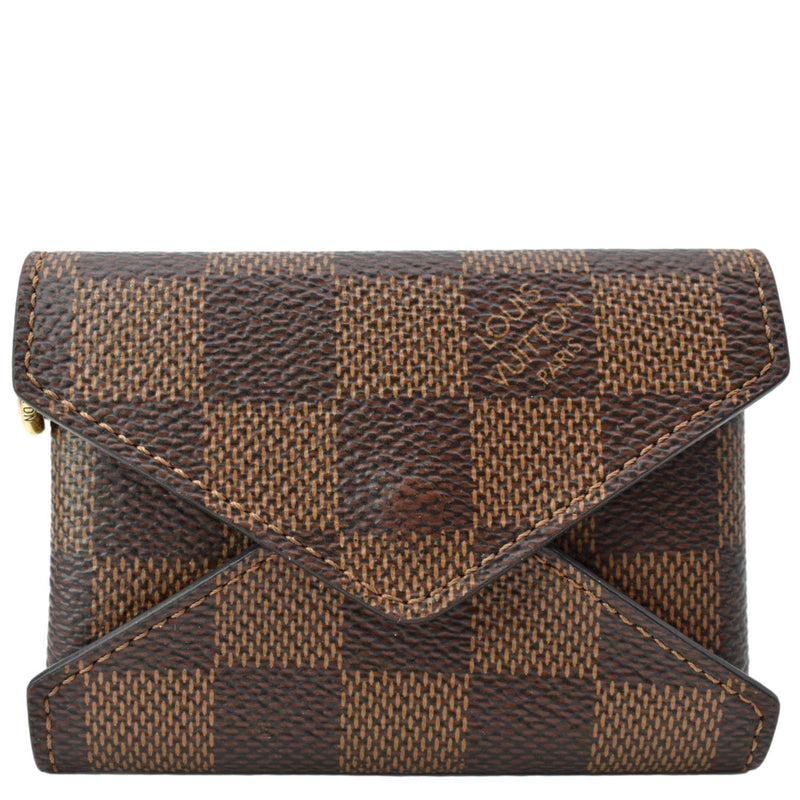 Kirigami leather clutch bag Louis Vuitton Brown in Leather - 21612360