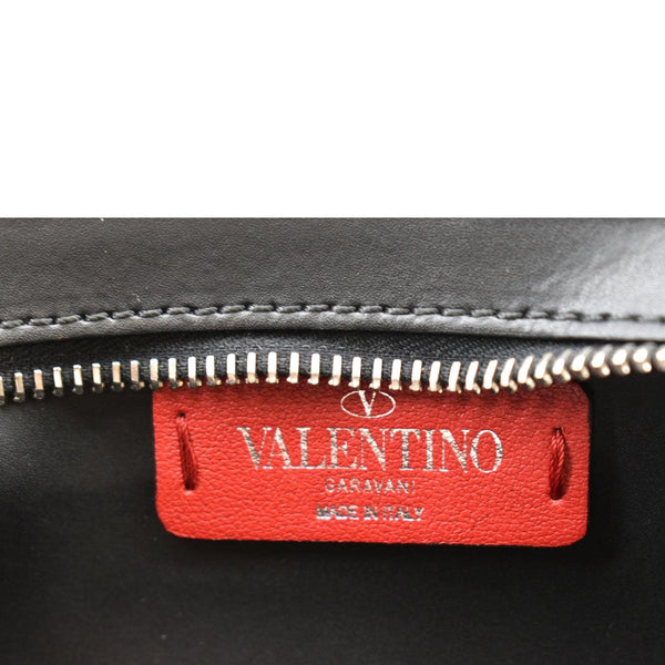 Valentino Garavani VLTN Calfskin Leather Belt Bag Black - Made In Italy