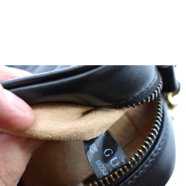Gucci GG Marmont Matelasse Mini Leather Crossbody Bag - Open Zip
