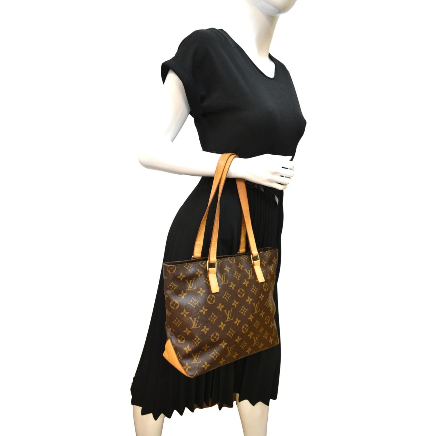 Piano cloth handbag Louis Vuitton Brown in Cloth - 36286405