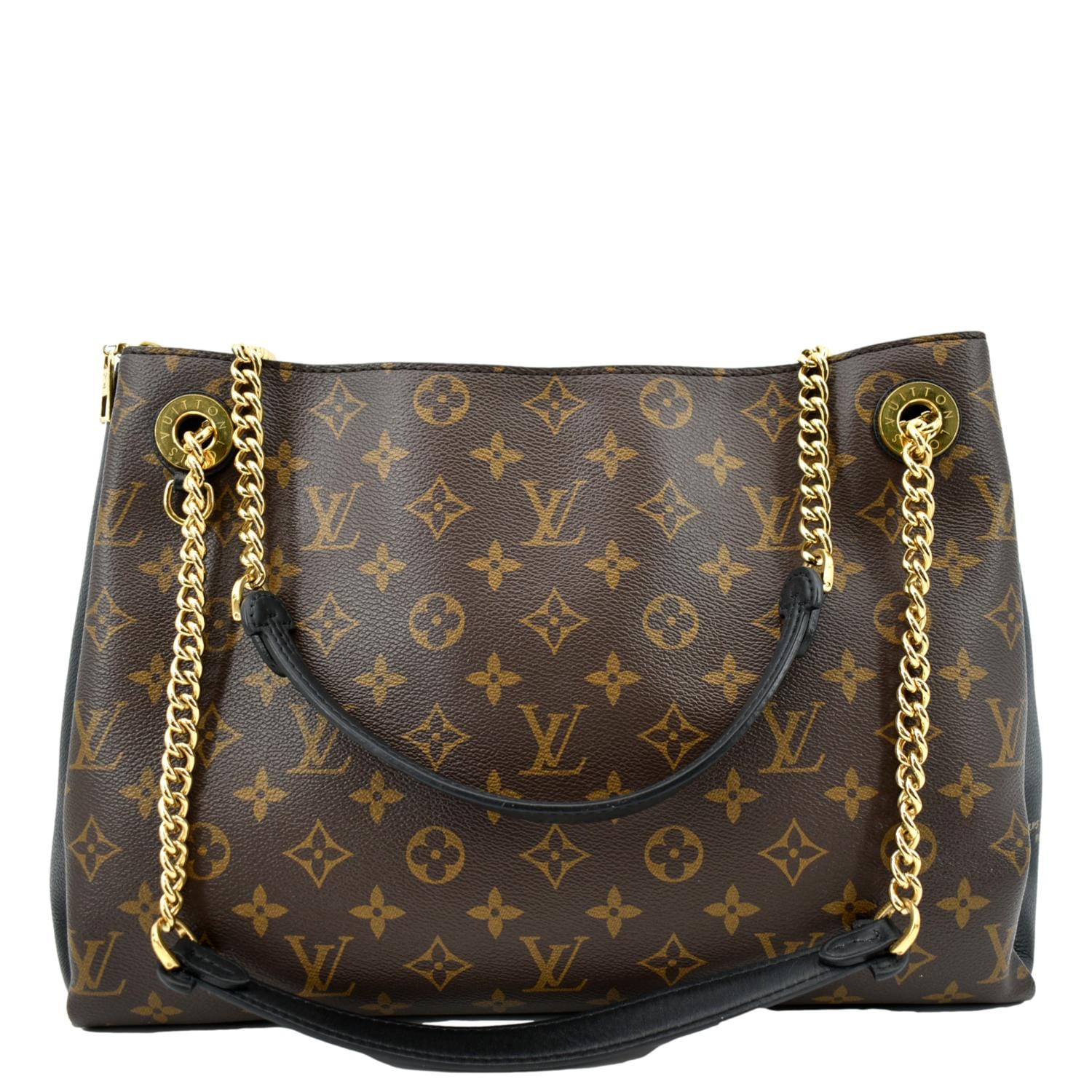 LOUIS VUITTON Surene MM Monogram Canvas Shoulder Bag Black