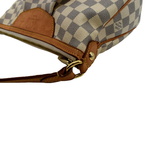 LOUIS VUITTON Siracusa PM Damier Azur Shoulder Bag White