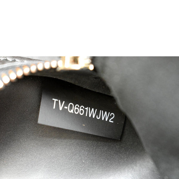 Valentino Garavani VLTN Calfskin Leather Belt Bag Black - Stamp