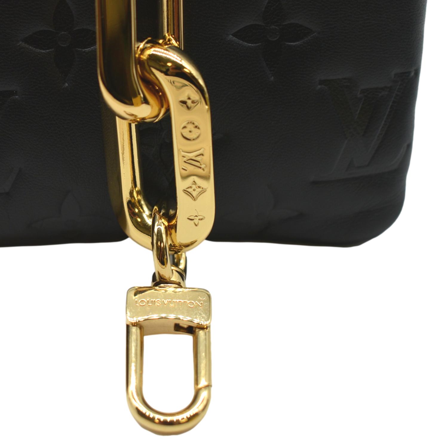 Louis Vuitton Monogram Coussin Bb Bag 2022-23FW, Black