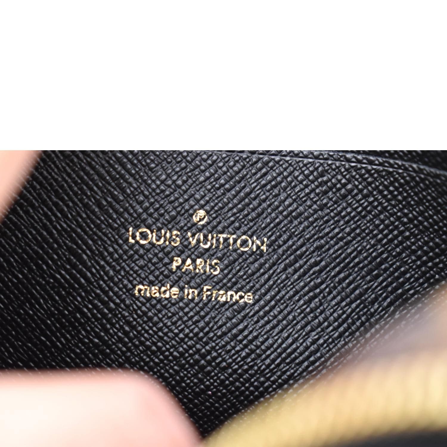 LOUIS VUITTON Double Zip Pochette Reverse Monogram Giant Crossbody Bag