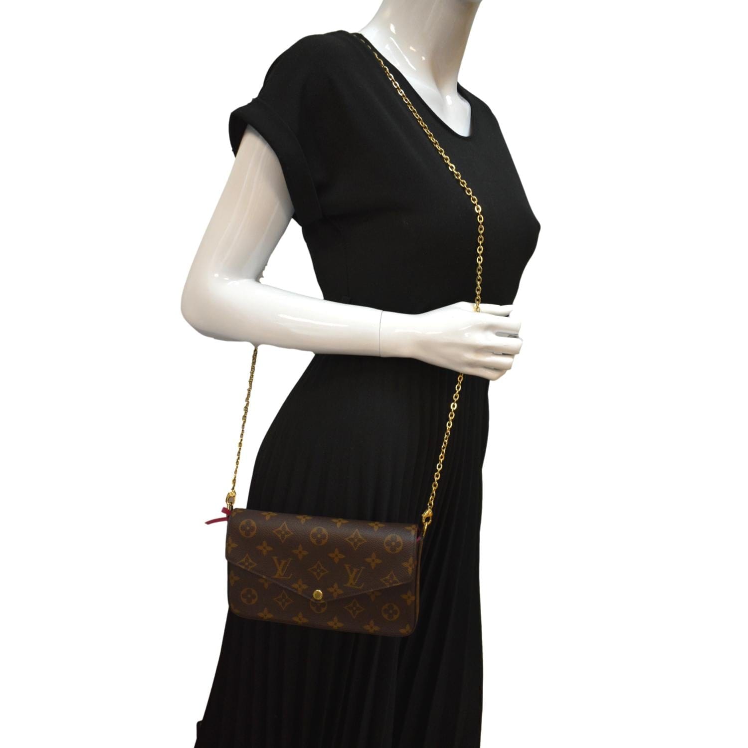 Louis Vuitton Monogram Pochette Felicie - Brown Clutches, Handbags -  LOU101723