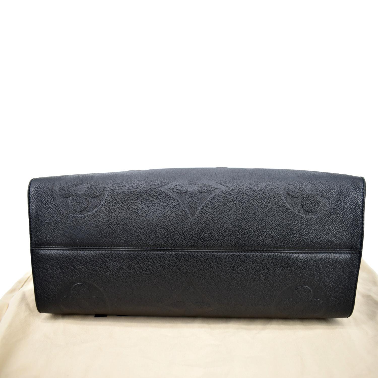 OnTheGo GM Tote Bag - Luxury Monogram Empreinte Leather Black